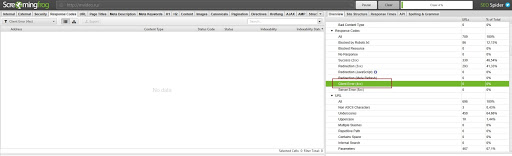 Страницы сайта не должны отдавать код 404